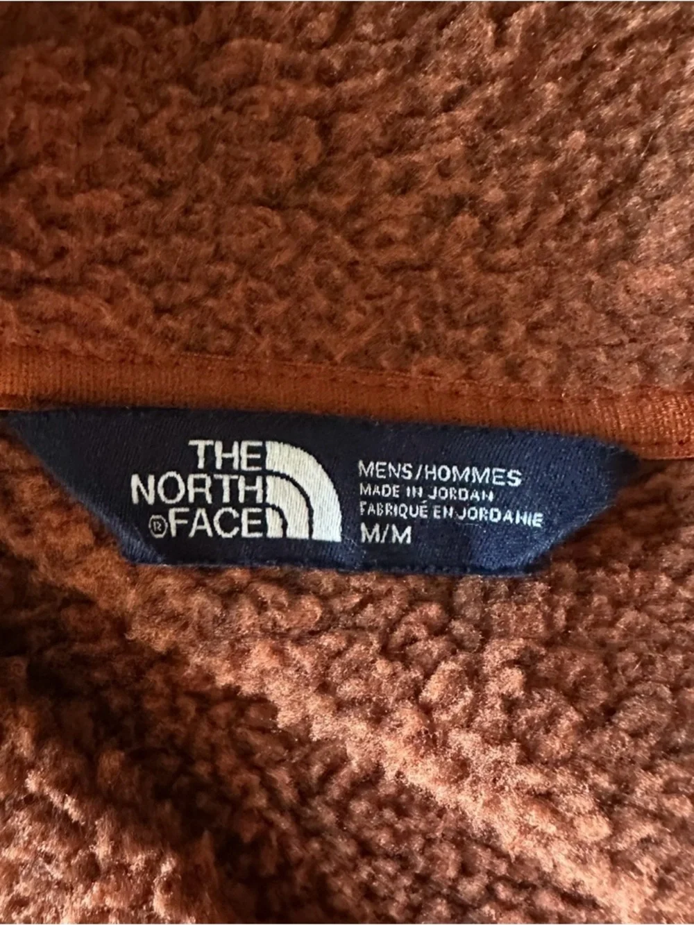 The North Face Gordon‎ Lyons 1/4 Zip Fleece Pullover Gingerbread Brown Heather M